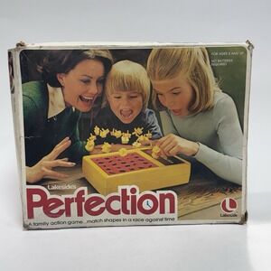Vintage 1975 Lakeside's Perfection Game Family Timed Jump Action Works